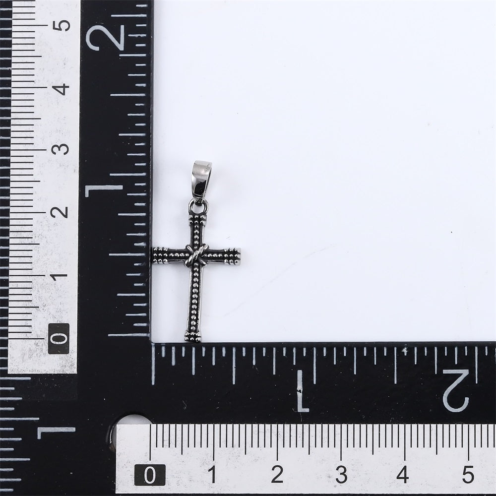 PSS1339 STAINLESS STEEL CROSS PENDANT