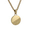 PSS1340 STAINLESS STEEL ROUND PENDANT WITH DIA-DUST