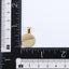 PSS1340 STAINLESS STEEL ROUND PENDANT WITH DIA-DUST