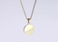 PSS1340 STAINLESS STEEL ROUND PENDANT WITH DIA-DUST