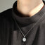 PSS1340 STAINLESS STEEL ROUND PENDANT WITH DIA-DUST