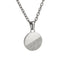 PSS1340 STAINLESS STEEL ROUND PENDANT WITH DIA-DUST
