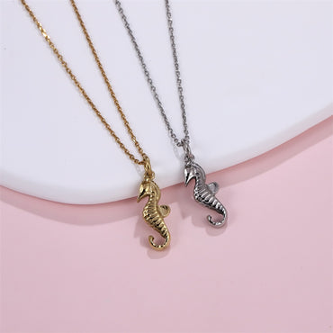 PSS1341 STAINLESS STEEL SEAHORSE PENDANT