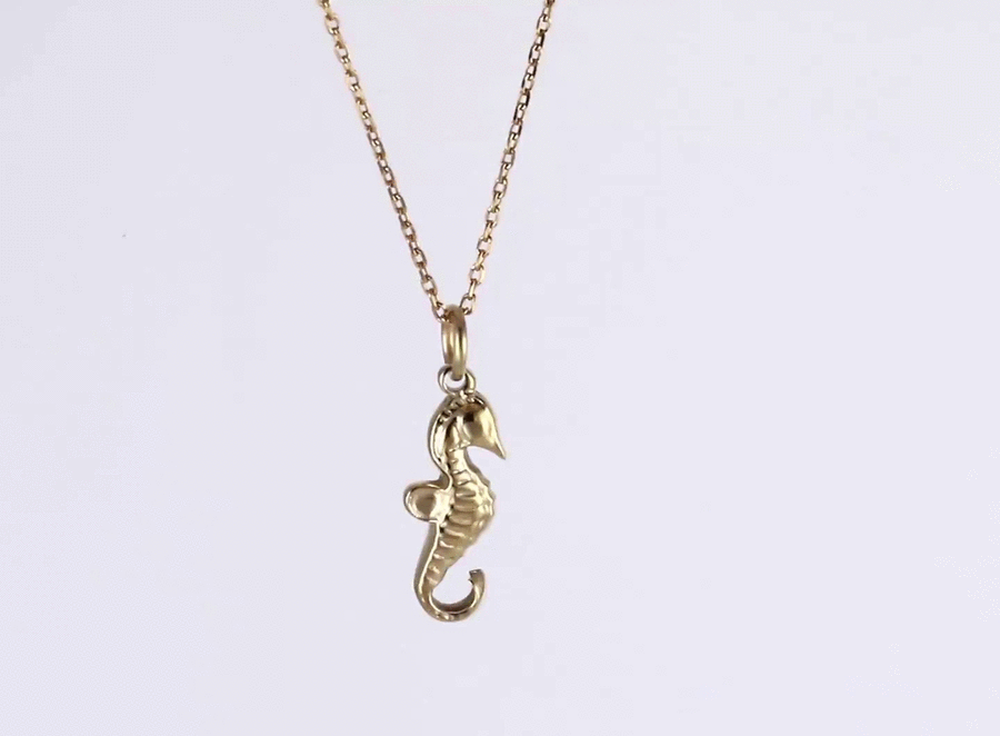 PSS1341 STAINLESS STEEL SEAHORSE PENDANT