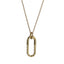 PSS1342 STAINLESS STEEL OVAL PENDANT