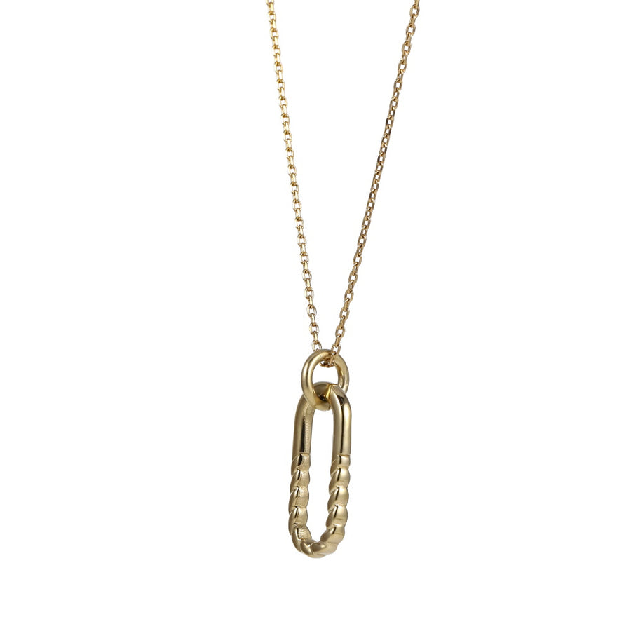 PSS1342 STAINLESS STEEL OVAL PENDANT