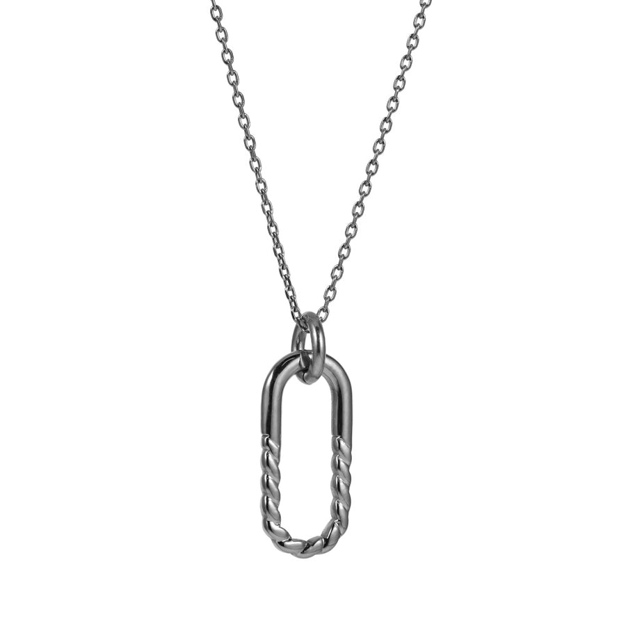 PSS1342 STAINLESS STEEL OVAL PENDANT