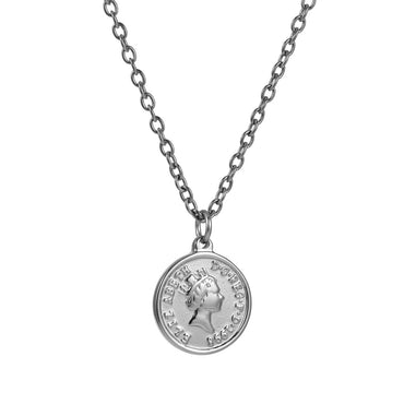 PSS1343 STAINLESS STEEL COIN PENDANT