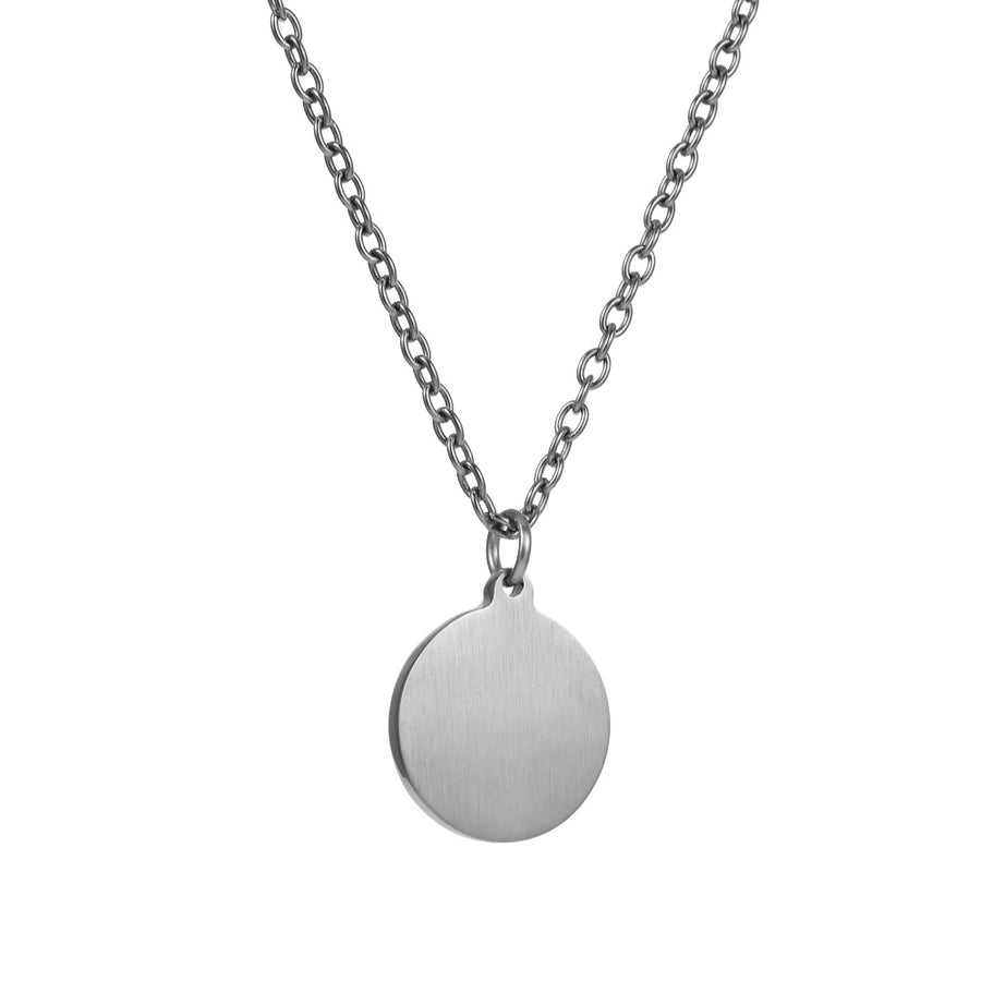 PSS1343 STAINLESS STEEL COIN PENDANT