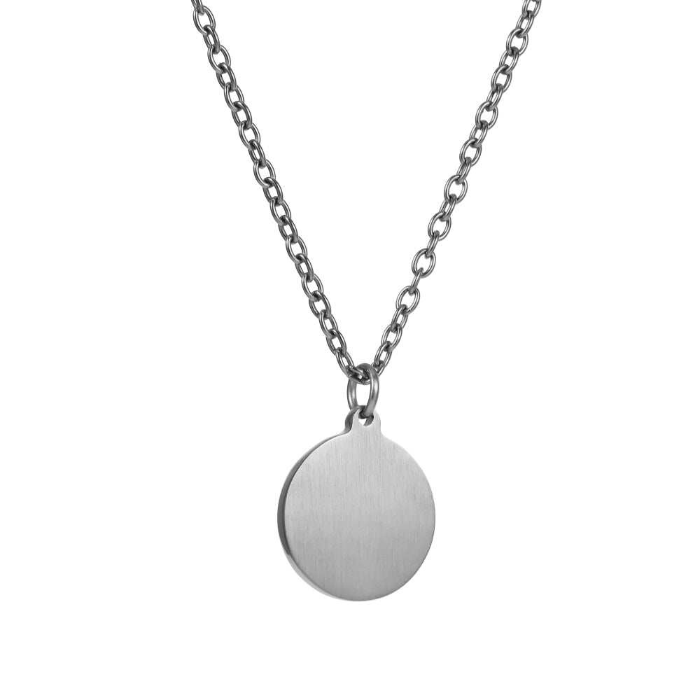 PSS1343 STAINLESS STEEL COIN PENDANT