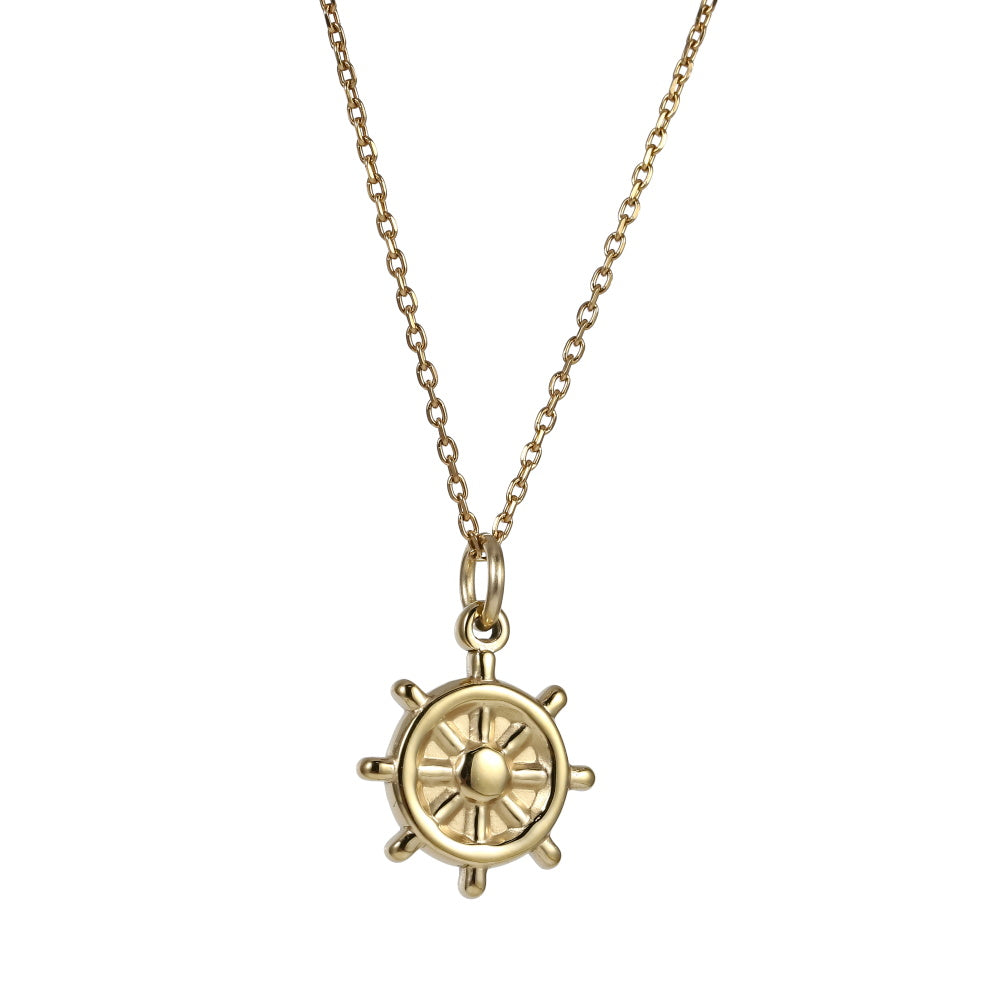 PSS1345 STAINLESS STEEL SHEEP WHEEL PENDANT