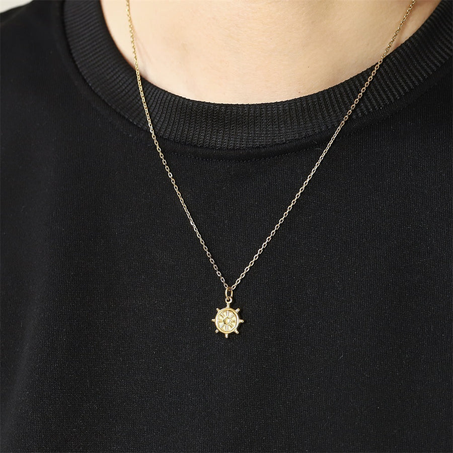 PSS1345 STAINLESS STEEL SHEEP WHEEL PENDANT