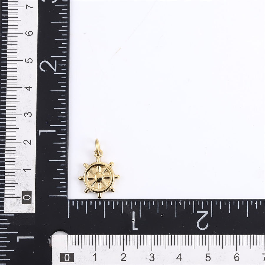 PSS1345 STAINLESS STEEL SHEEP WHEEL PENDANT