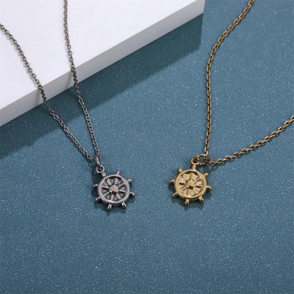 PSS1345 STAINLESS STEEL SHEEP WHEEL PENDANT