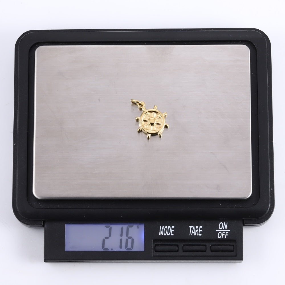 PSS1345 STAINLESS STEEL SHEEP WHEEL PENDANT