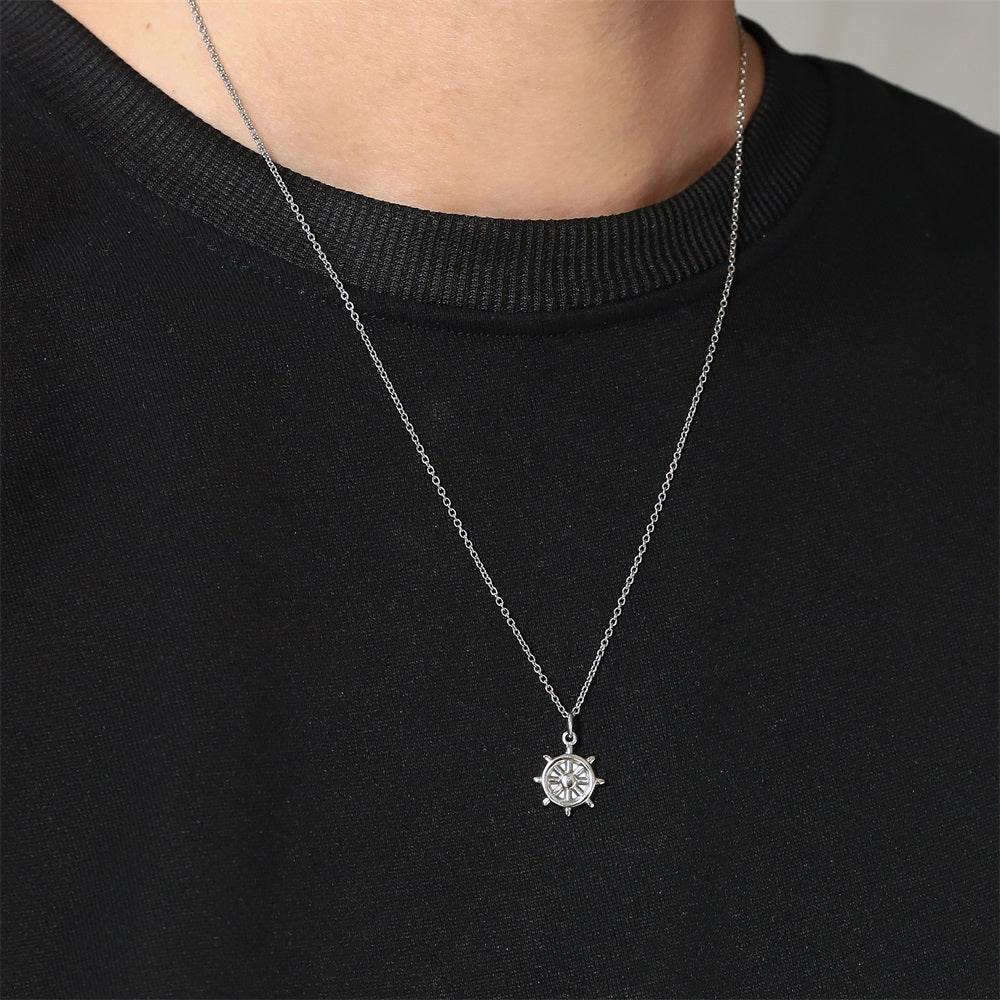 PSS1345 STAINLESS STEEL SHEEP WHEEL PENDANT