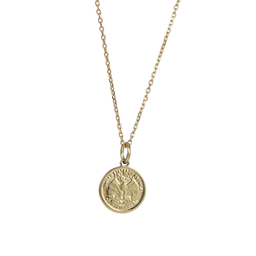 PSS1346 STAINLESS STEEL SMALL COIN PENDANT