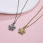 PSS1347 STAINLESS STEEL FLOWER PENDANT