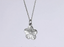 PSS1347 STAINLESS STEEL FLOWER PENDANT
