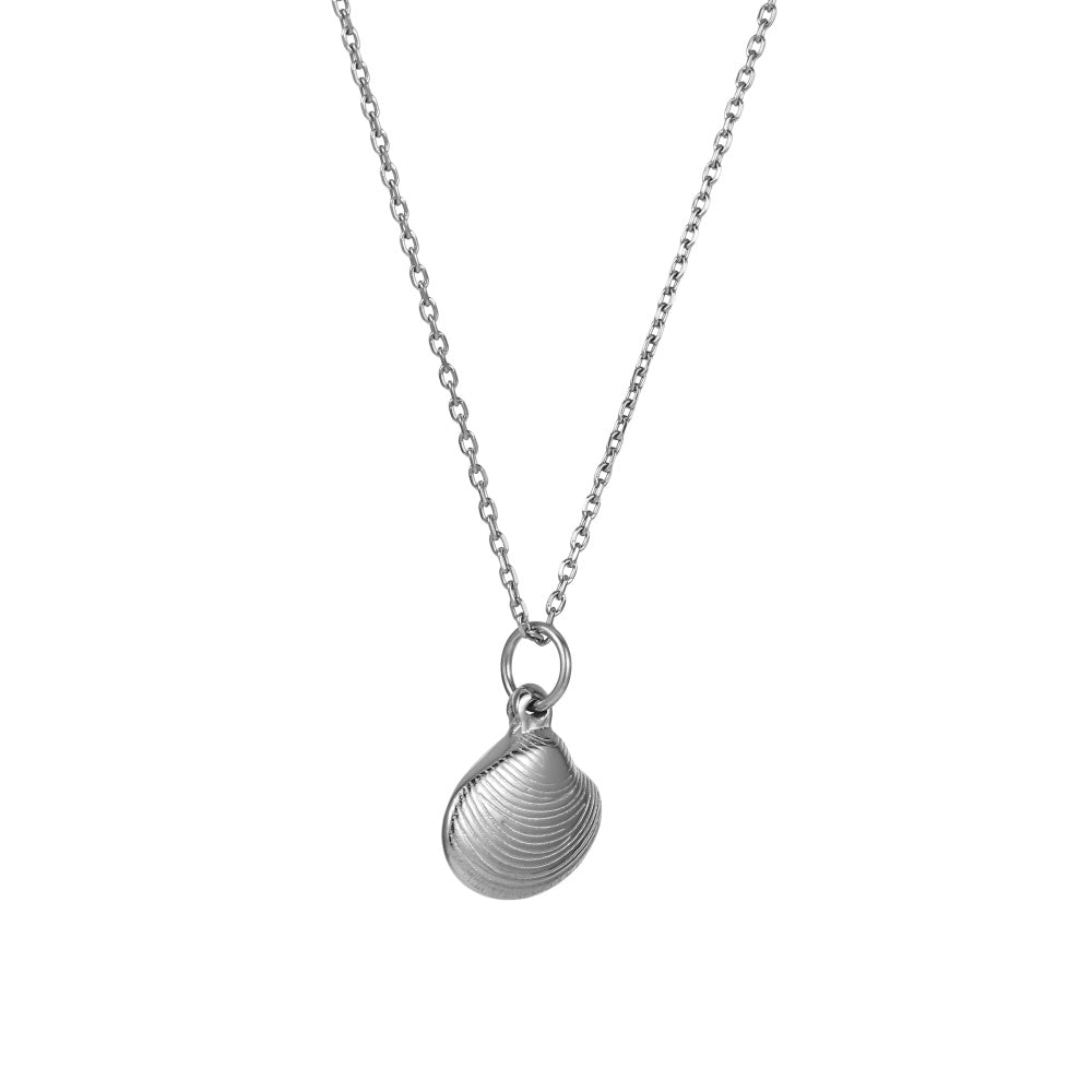 PSS1348 STAINLESS STEEL CLAM SHELL PENDANT