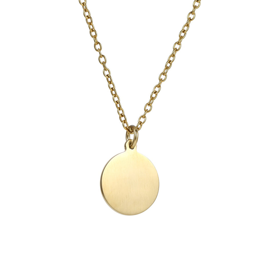 PSS1349 STAINLESS STEEL OCEAN STYLE ROUND PENDANT