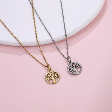 PSS1350 STAINLESS STEEL LIFE OF TREE PENDANT