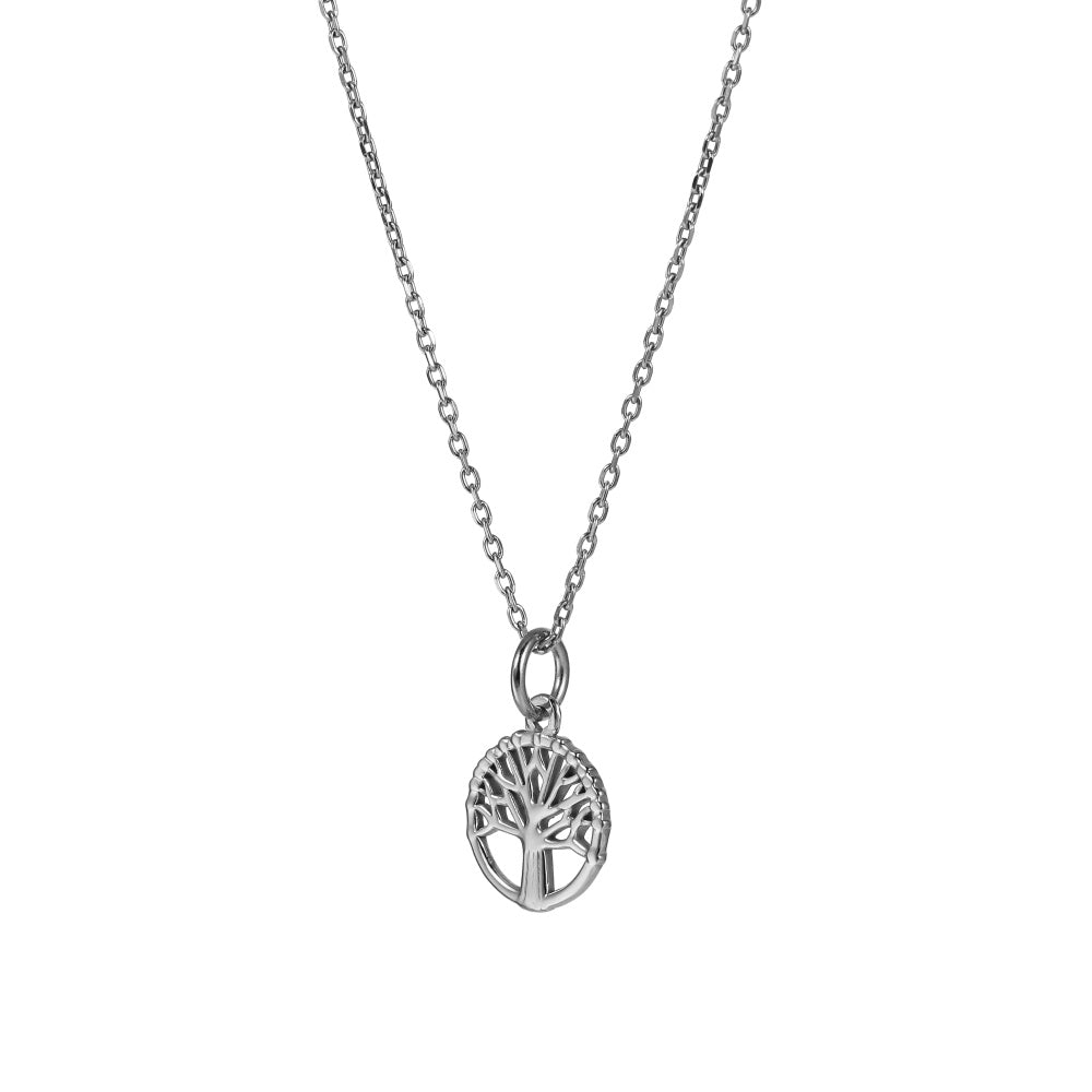 PSS1350 STAINLESS STEEL LIFE OF TREE PENDANT