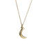 PSS1351 STAINLESS STEEL MOON PENDANT