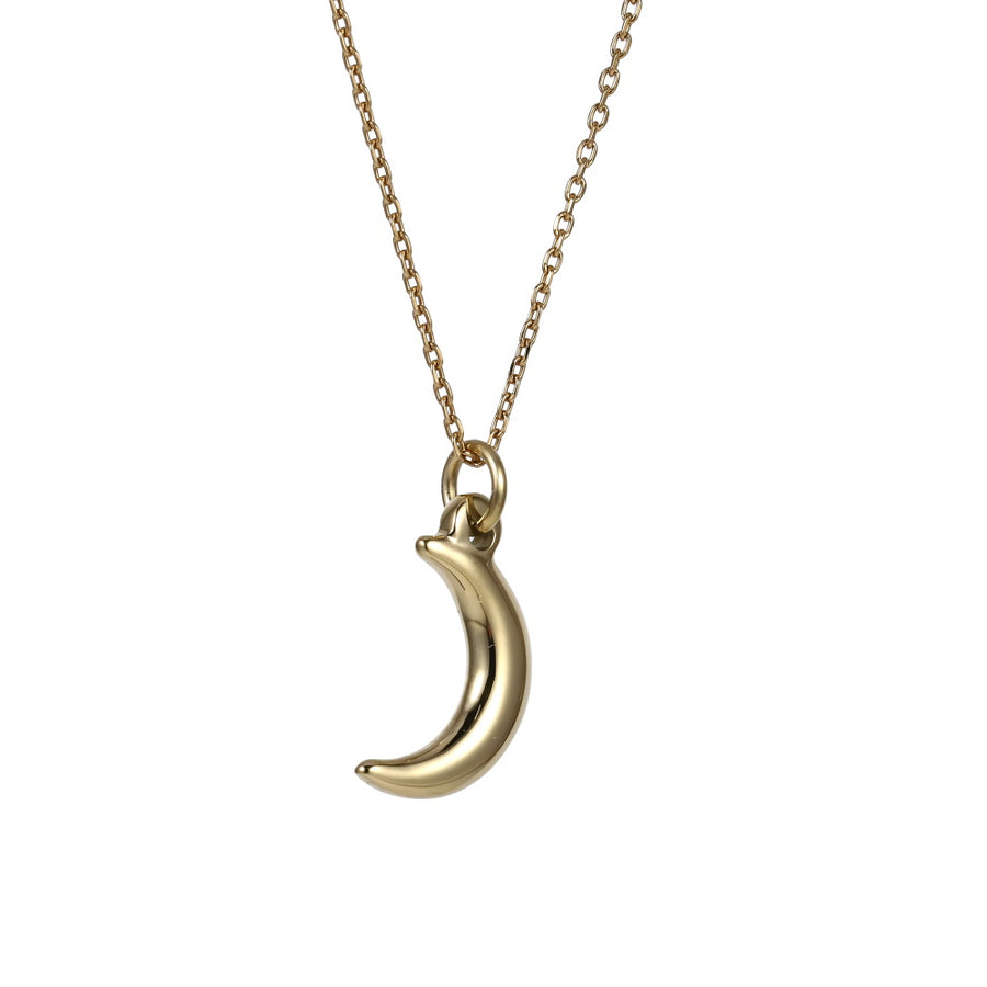 PSS1351 STAINLESS STEEL MOON PENDANT