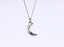 PSS1351 STAINLESS STEEL MOON PENDANT