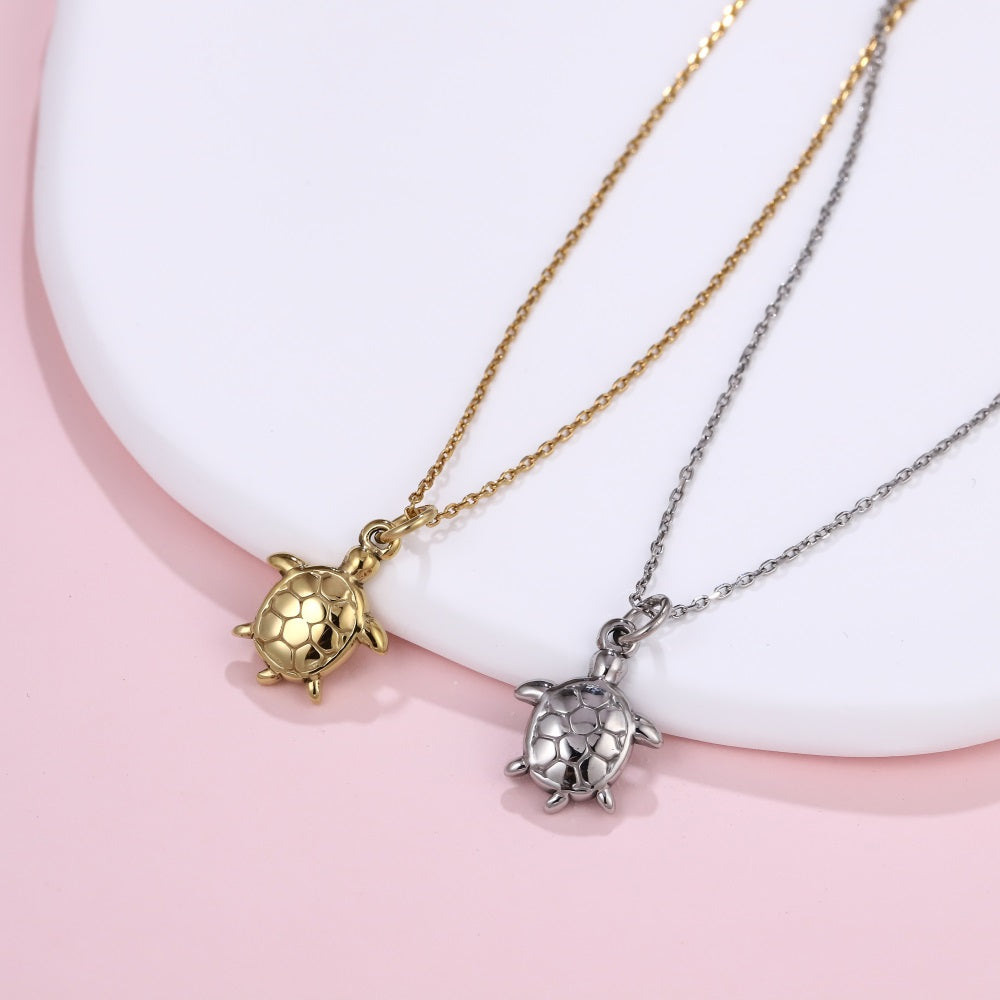 PSS1352 STAINLESS STEEL SEA TURTLE PENDANT