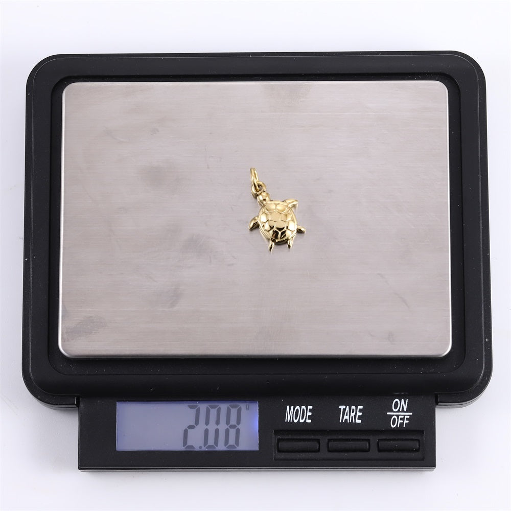 PSS1352 STAINLESS STEEL SEA TURTLE PENDANT