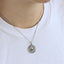 PSS1353 STAINLESS STEEL ROUND PENDANT WITH HEART