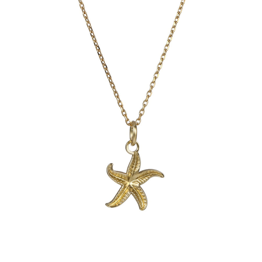PSS1354 STAINLESS STEEL STARFISH PENDANT