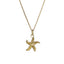 PSS1354 STAINLESS STEEL STARFISH PENDANT