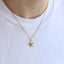 PSS1354 STAINLESS STEEL STARFISH PENDANT
