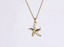 PSS1354 STAINLESS STEEL STARFISH PENDANT