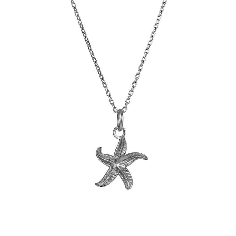 PSS1354 STAINLESS STEEL STARFISH PENDANT