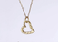PSS1356 STAINLESS STEEL IRREGULAR HEART SHAPE PENDANT