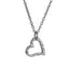 PSS1356 STAINLESS STEEL IRREGULAR HEART SHAPE PENDANT