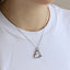 PSS1356 STAINLESS STEEL IRREGULAR HEART SHAPE PENDANT
