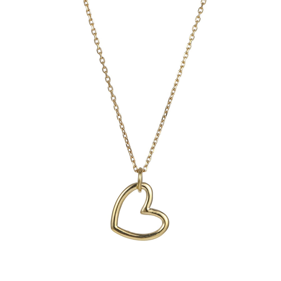 PSS1357 STAINLESS STEEL HEART PENDANT