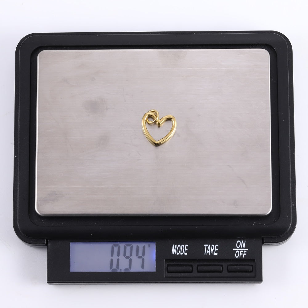 PSS1357 STAINLESS STEEL HEART PENDANT