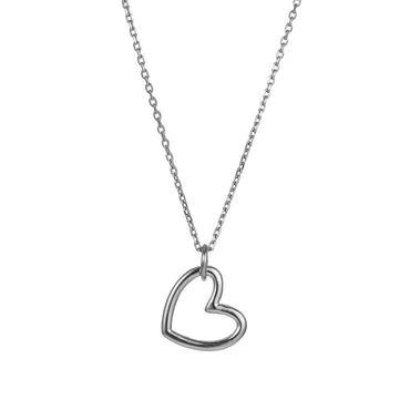PSS1357 STAINLESS STEEL HEART PENDANT