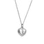 PSS1358 STAINLESS STEEL HEART LOCK PENDANT