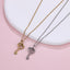 PSS1359 STAINLESS STEEL KEY PENDANT WITH HEART