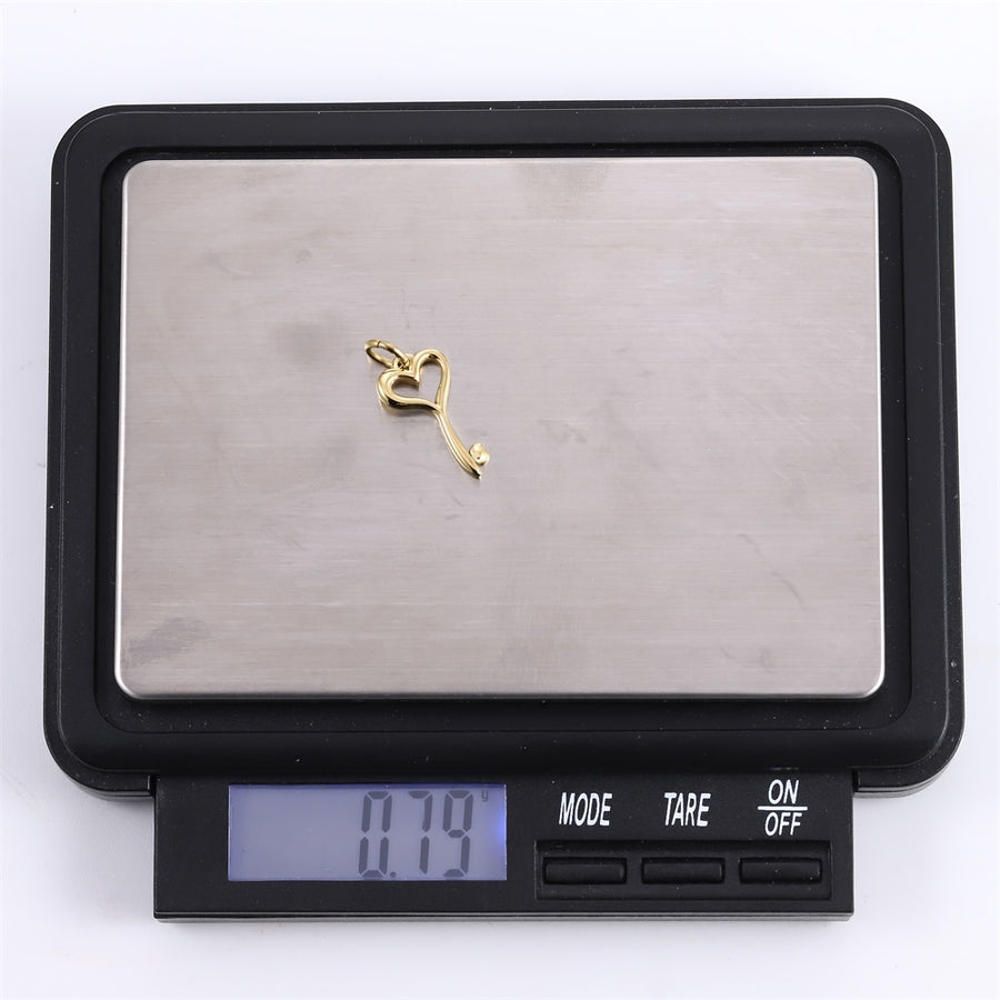 PSS1359 STAINLESS STEEL KEY PENDANT WITH HEART