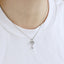 PSS1359 STAINLESS STEEL KEY PENDANT WITH HEART
