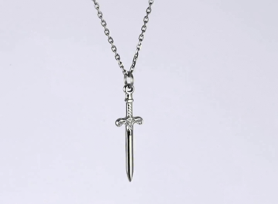 PSS1360 STAINLESS STEEL SWORD PENDANT