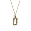 PSS1361 STAINLESS STEEL IRREGULAR SQUARE SHAPE PENDANT